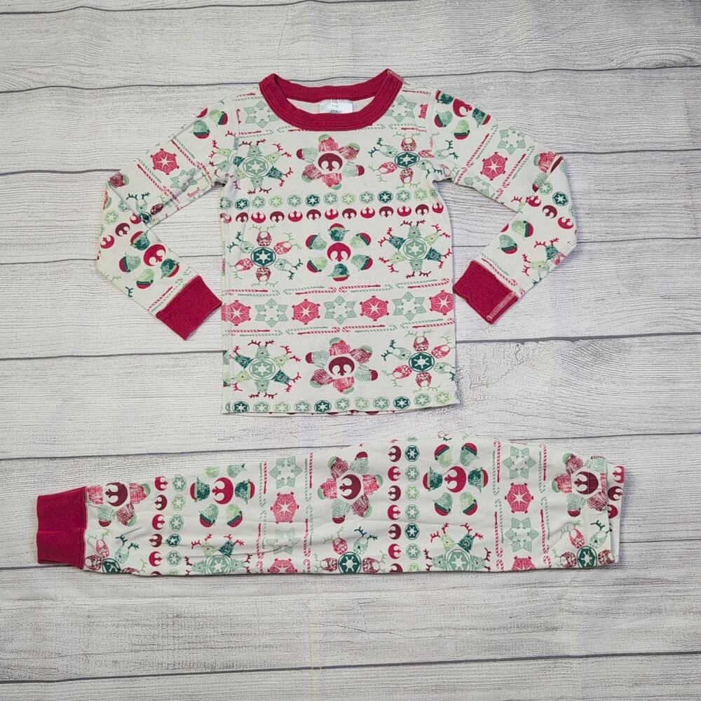 5 Hanna Andersson Star Wars Holiday Long John Pajamas